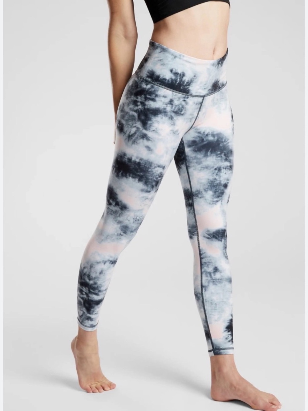 Athleta Elation ice dye 7/8 tight yoga gym